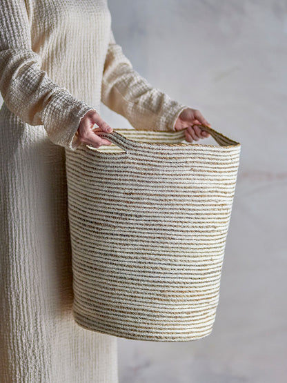 Bloomingville Selena Basket, White, Jute