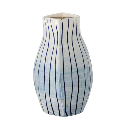 Bloomingville Esra Vase, Blue, Stoneware