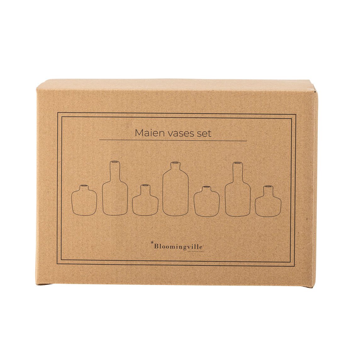 Bloomingville Maien Vase, brun, steingods