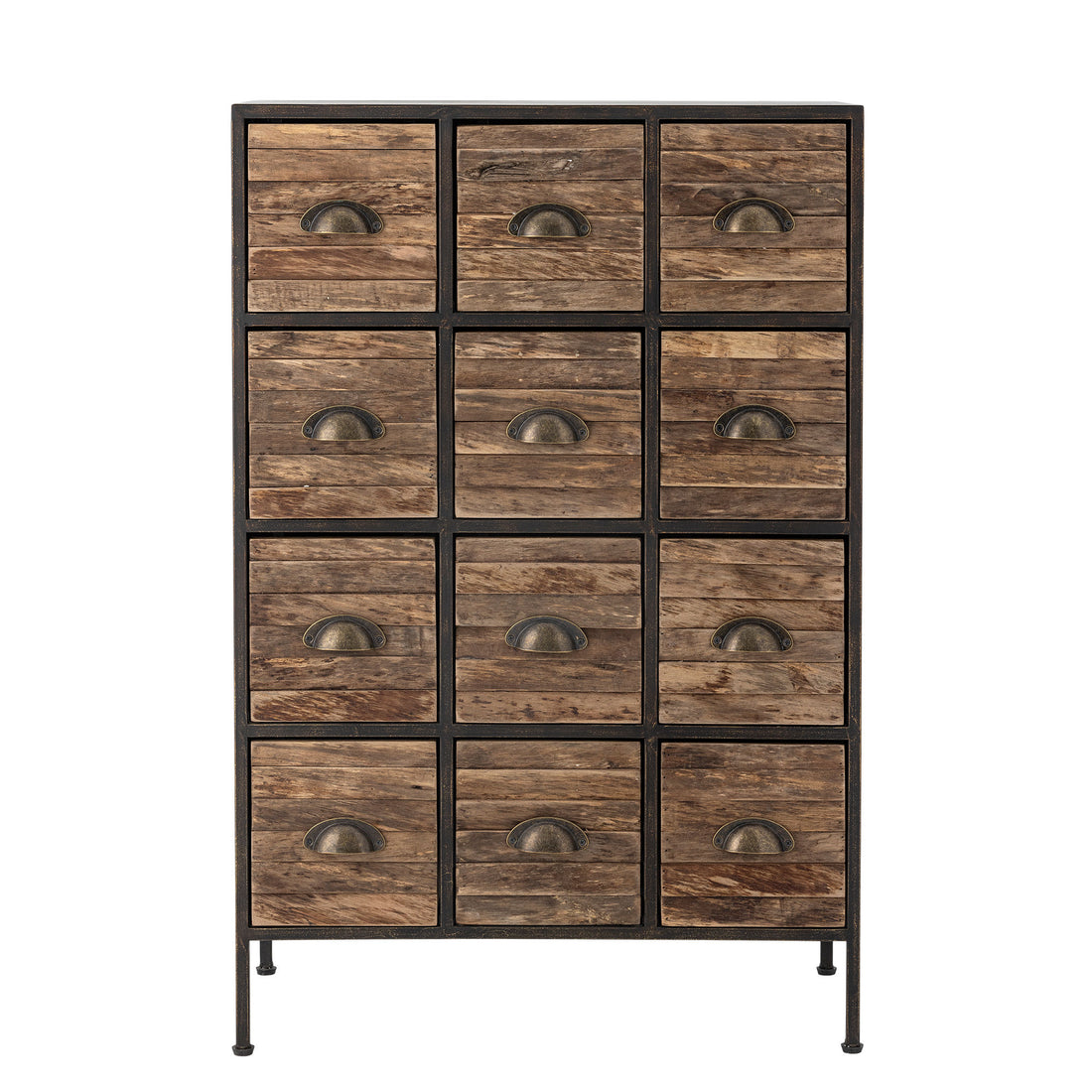 Creative Collection Matteo -skuff, svart, metall