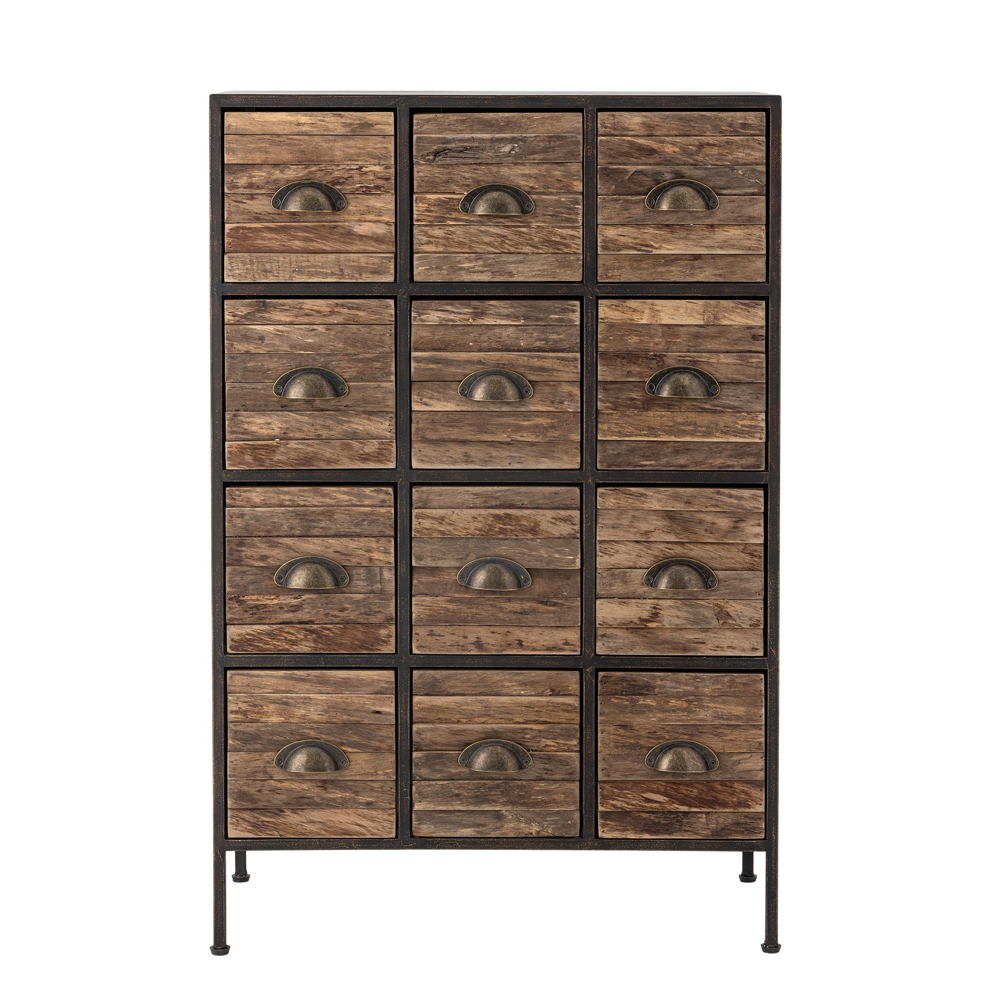 Creative Collection Matteo -skuff, svart, metall