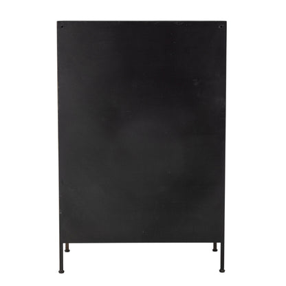Creative Collection Matteo -skuff, svart, metall