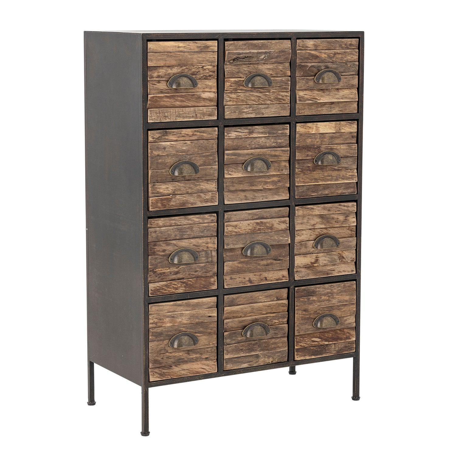 Creative Collection Matteo -skuff, svart, metall
