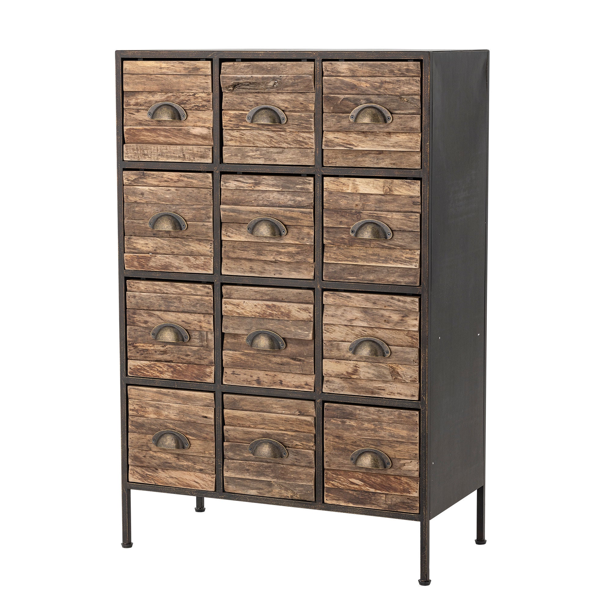 Creative Collection Matteo -skuff, svart, metall