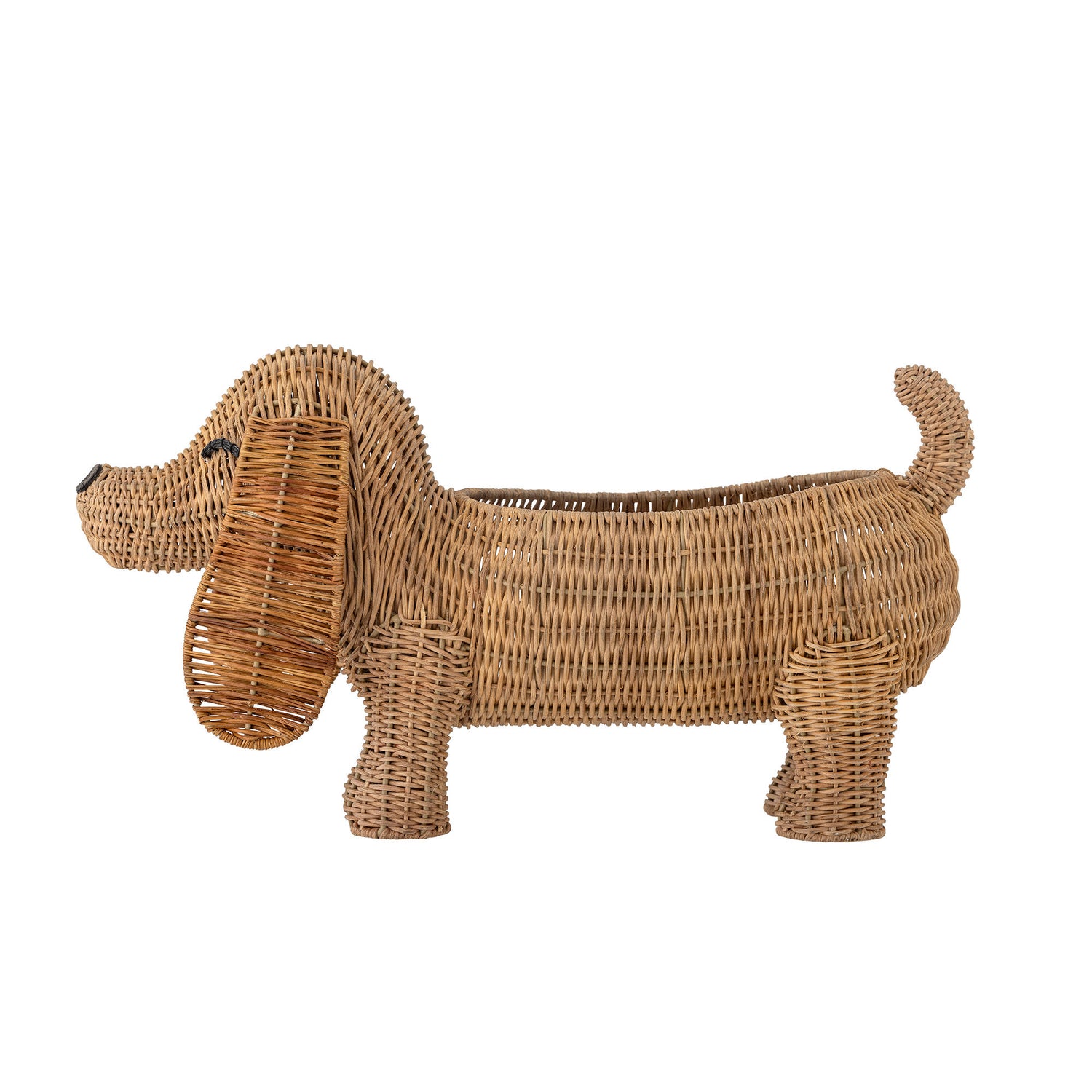 Bloomingville MINI pallekurv, brun, rotting