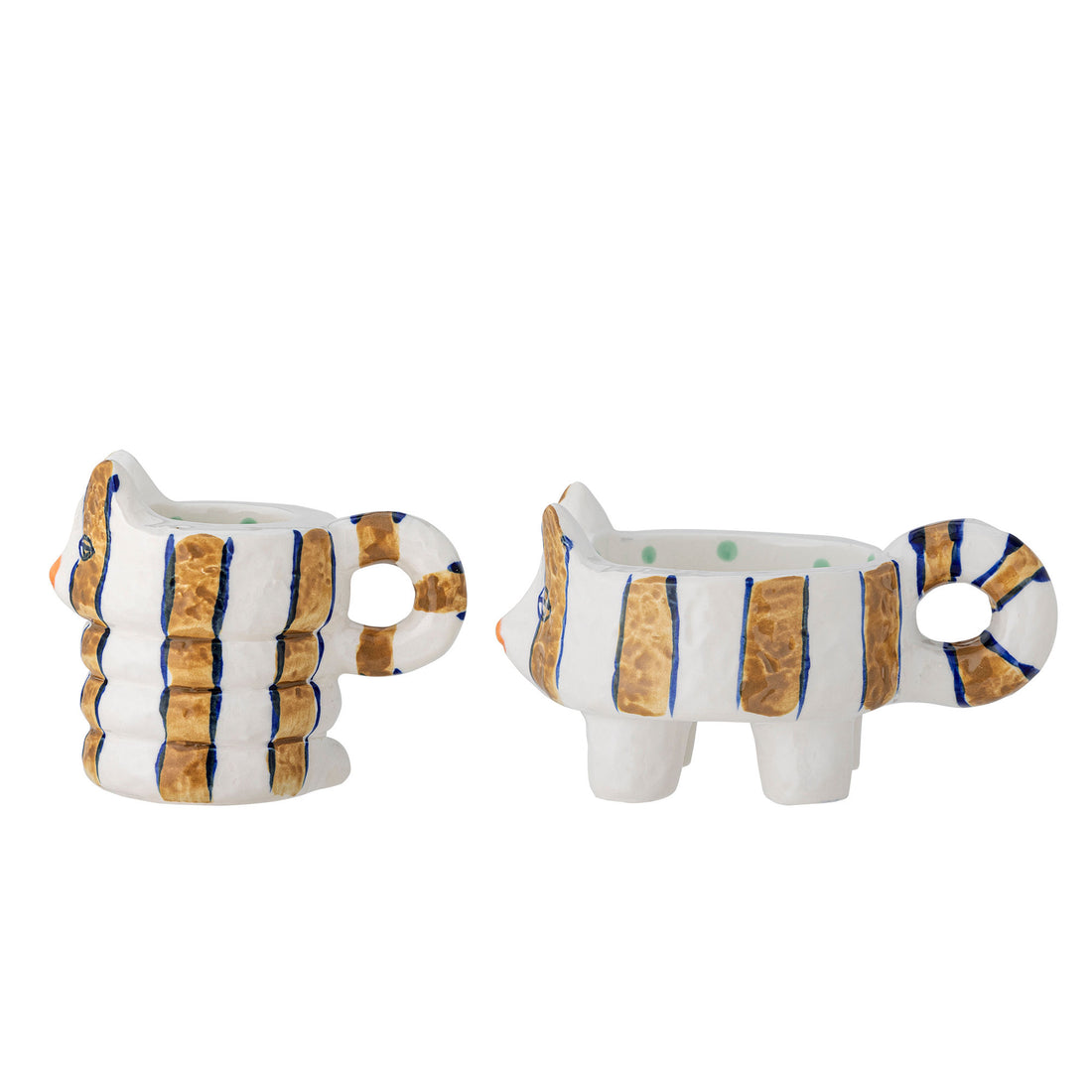 Bloomingville Caty Candlestick, brun, steingods