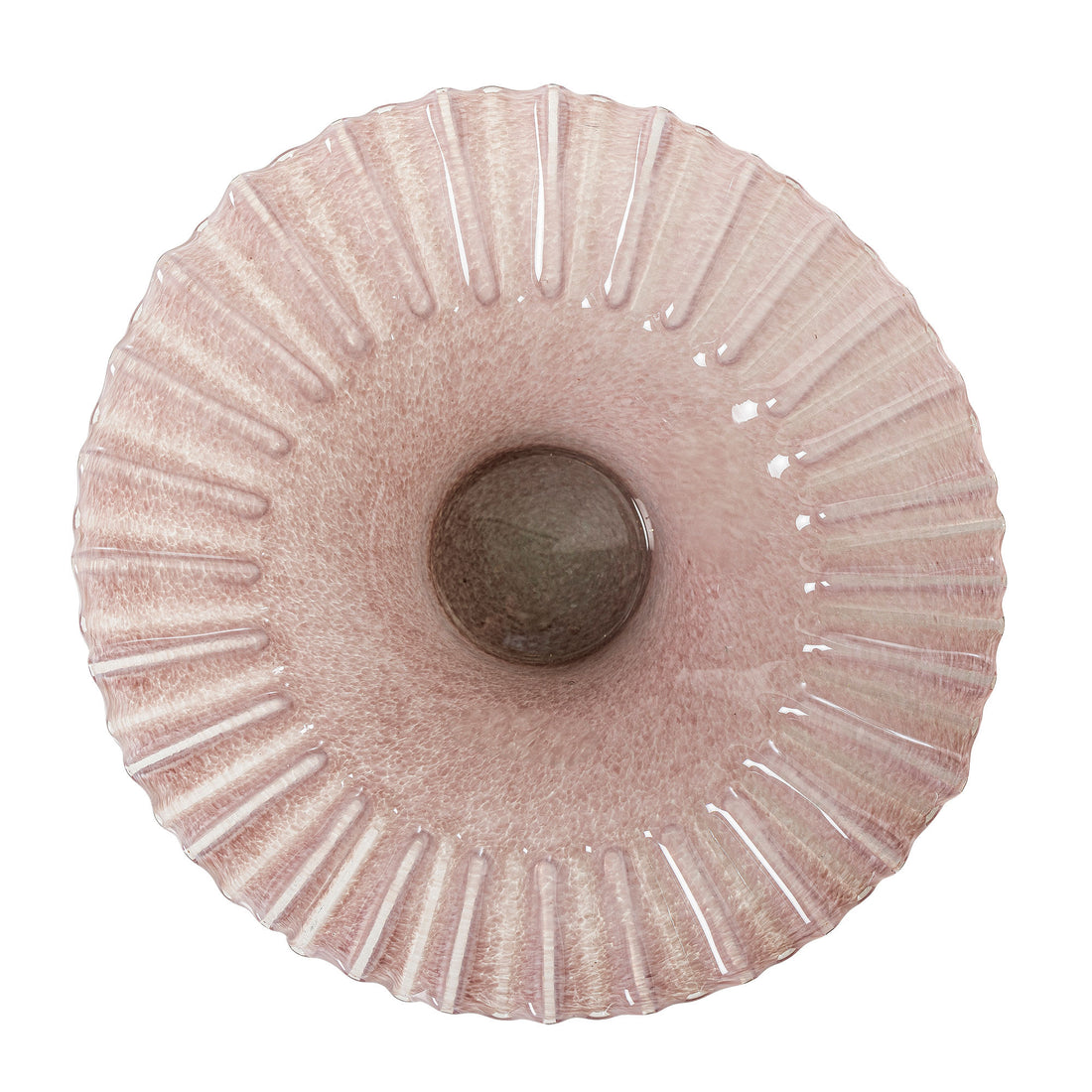 Bloomingville garnskål, rosa, glass