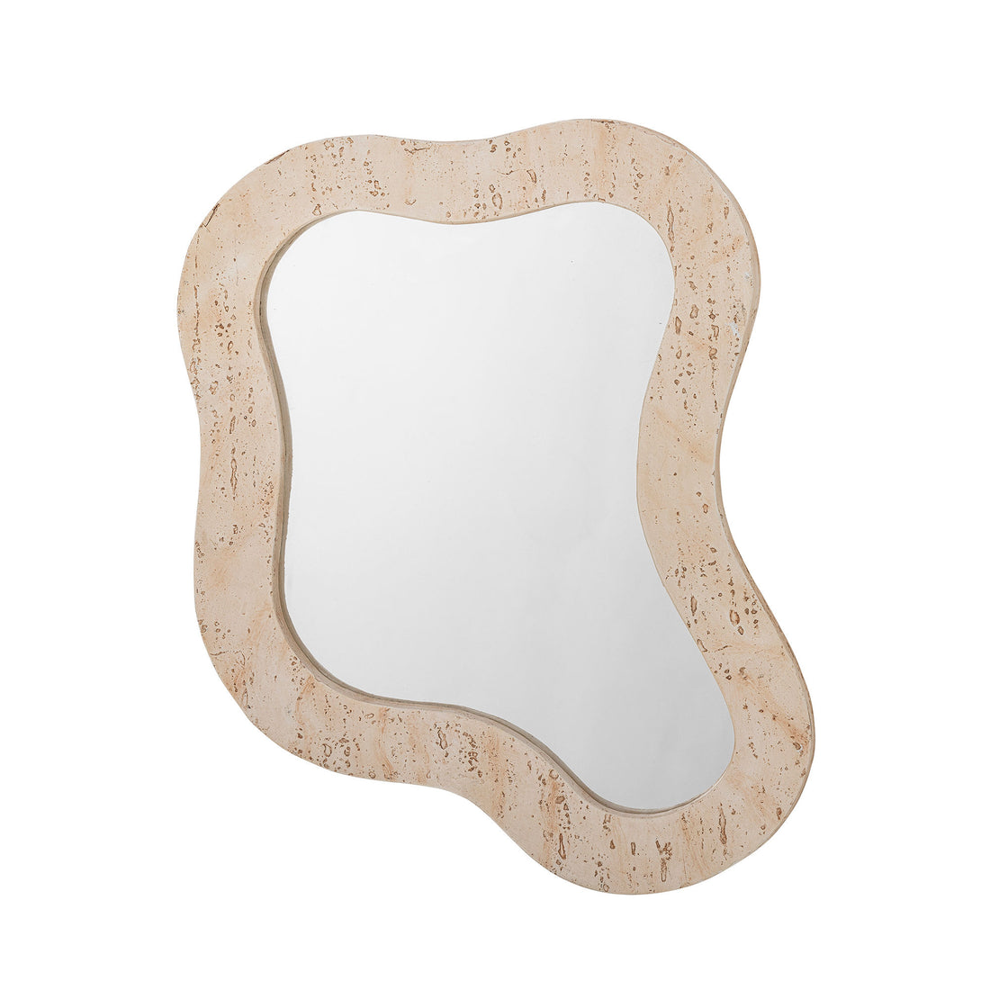Bloomingville Meg Wall Mirror, Natur, harpiks