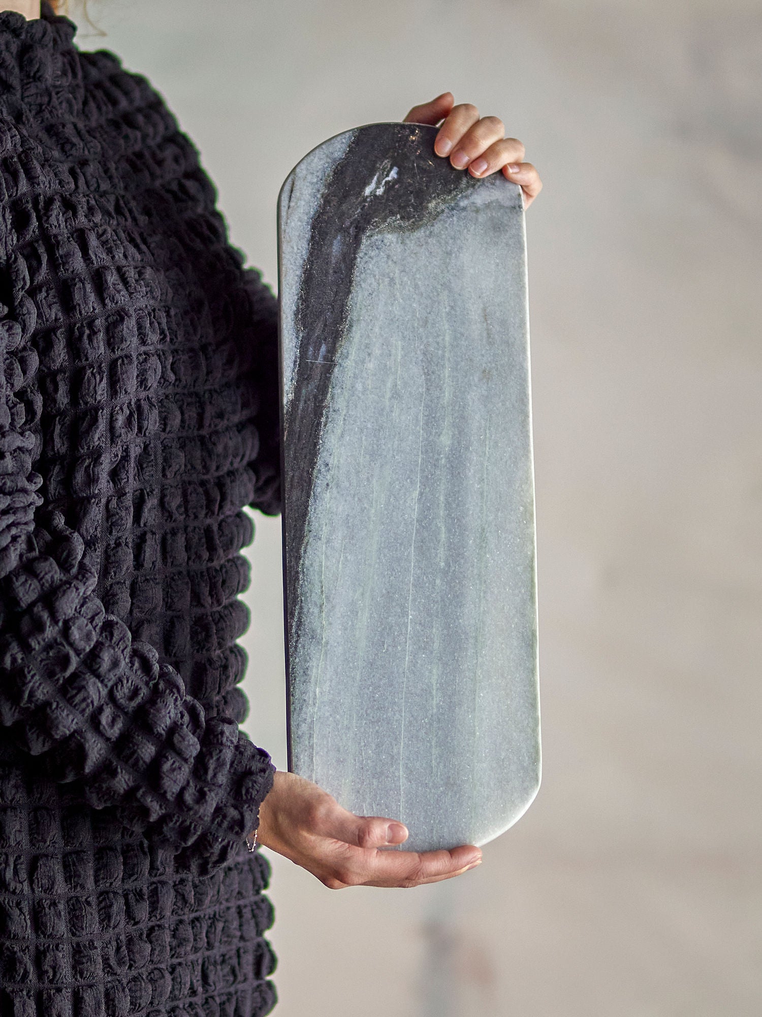 Bloomingville Jamile Cutting Board, Gray, Marble