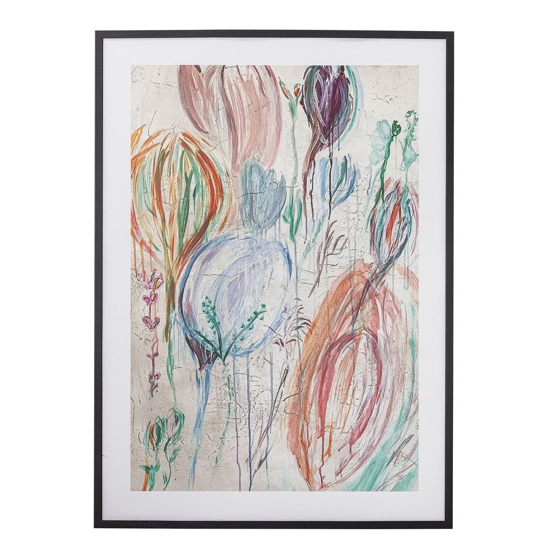 Bloomingville Francine Illustrasjon med ramme, svart, fyr