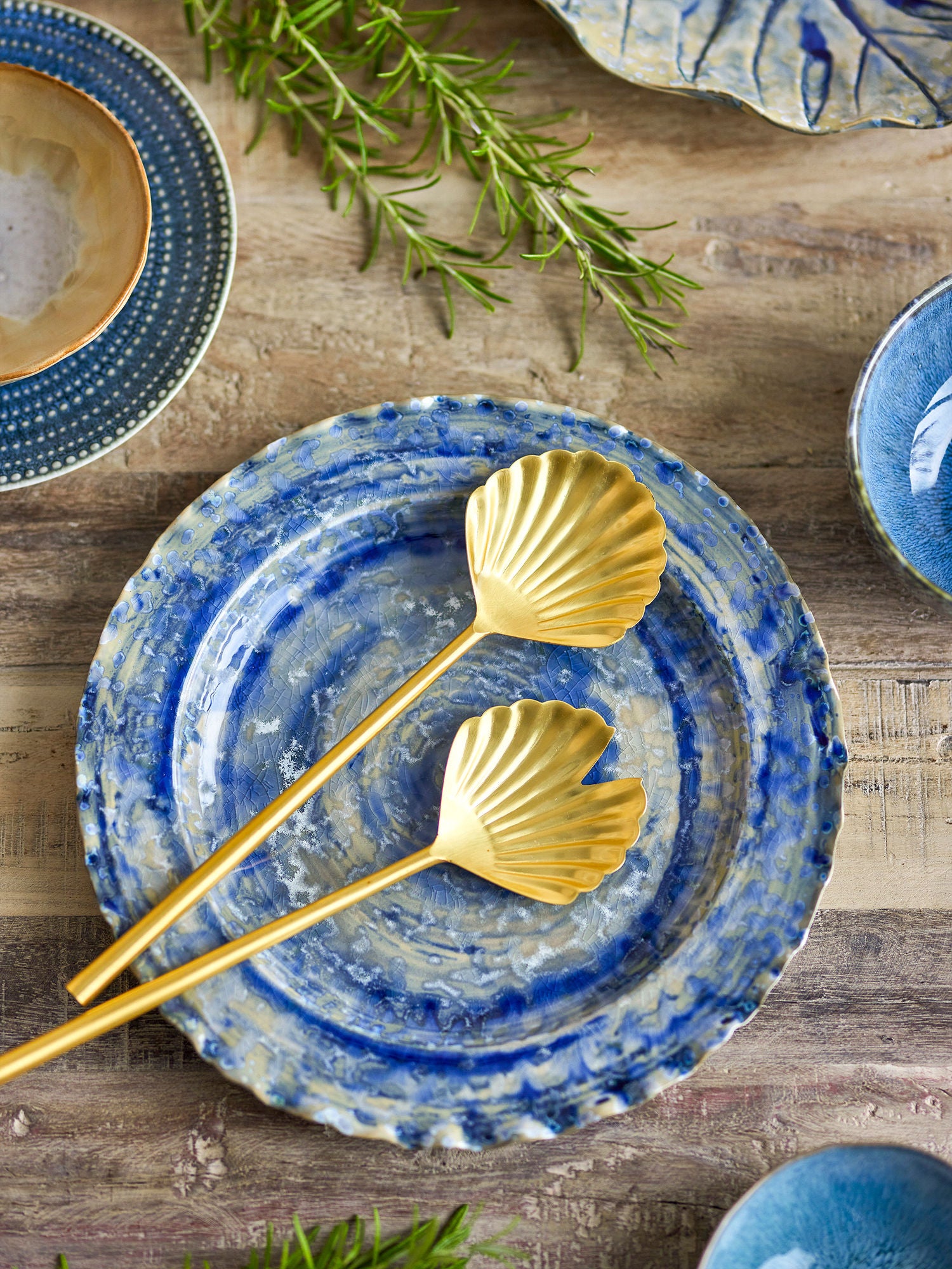 Creative Collection Loreta salatsett, gull, rustfritt stål