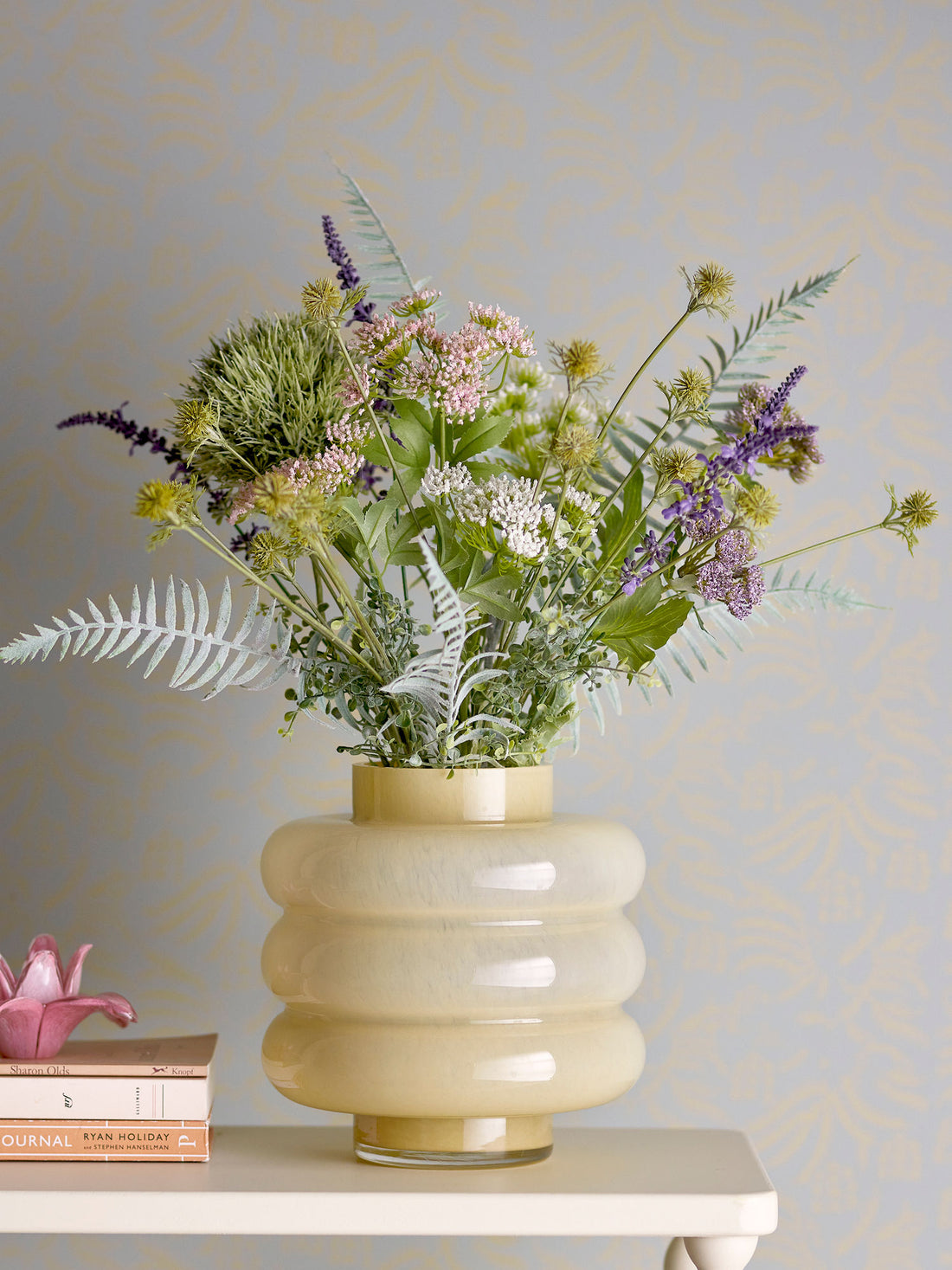 Bloomingville Sahara vase, gul, glass