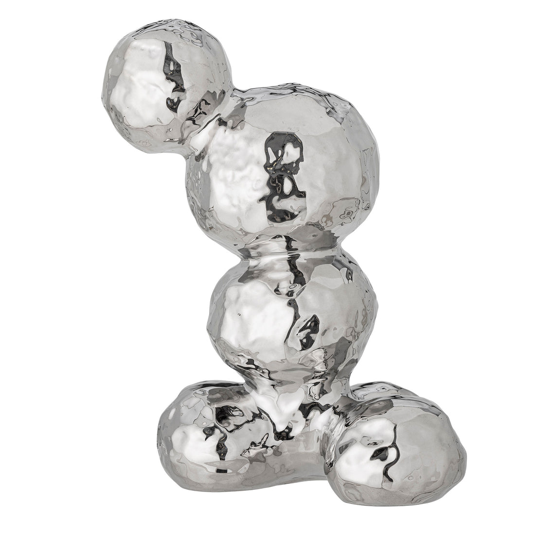 Bloomingville Bobby Deko, sølv, steingods