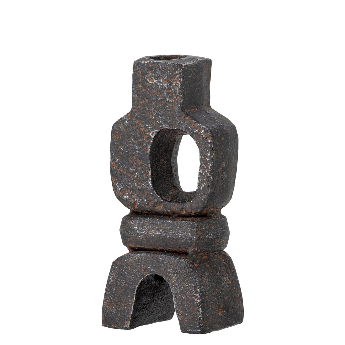 Bloomingville Sanah lysestake, svart, støpejern