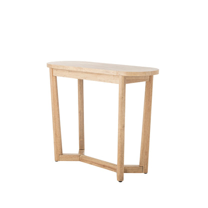 Creative Collection Serrone Console Table, Nature, Rubber Tree