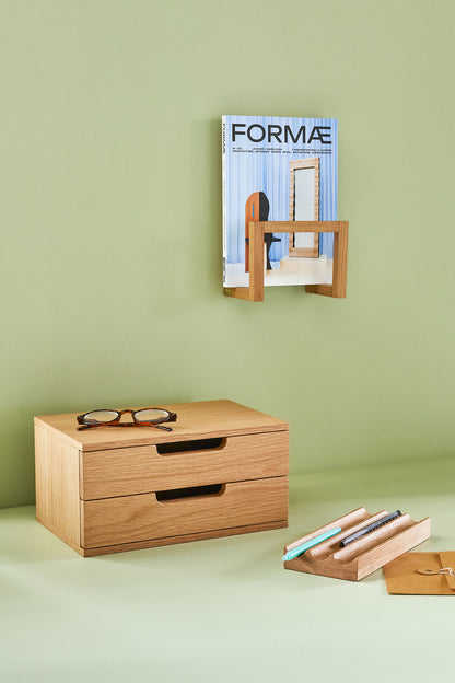 Hübsch athand vegghylle/senger bord natur