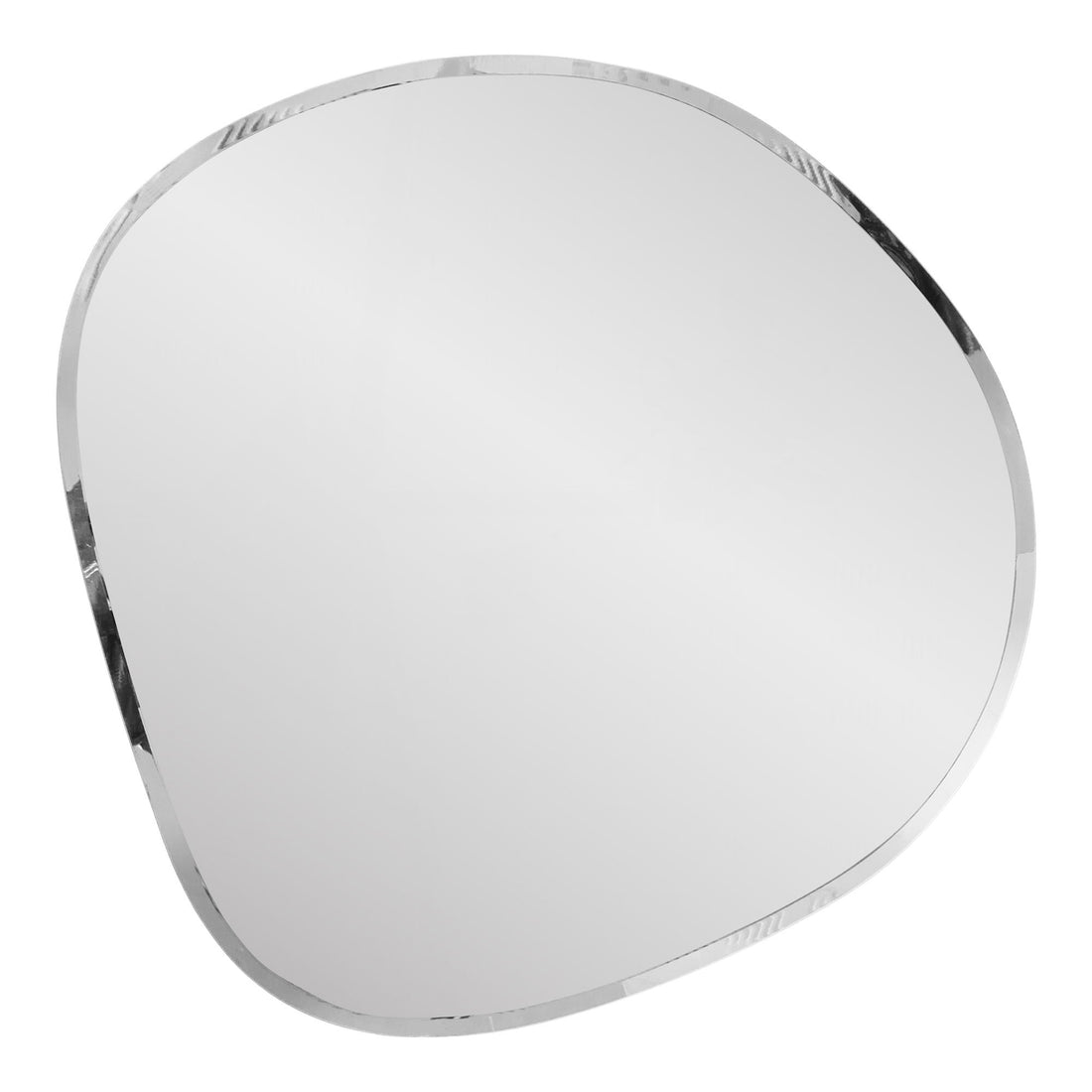 Devonport Wall Mirror - Wall Mirror, Organic Form, Facetslebe 50x50 cm