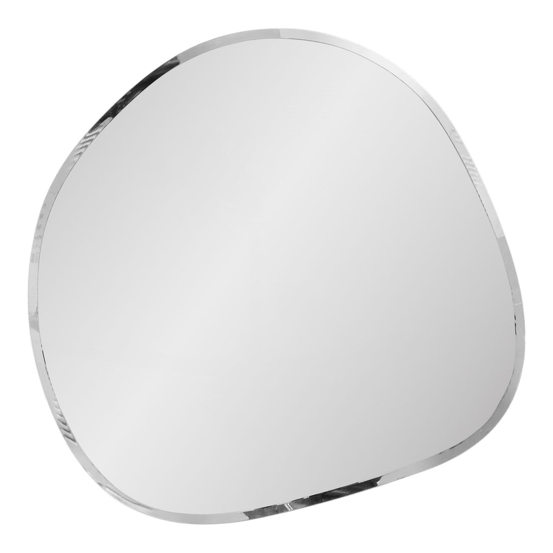 Devonport Wall Mirror - Wall Mirror, Organic Form, Facetslebe 50x50 cm