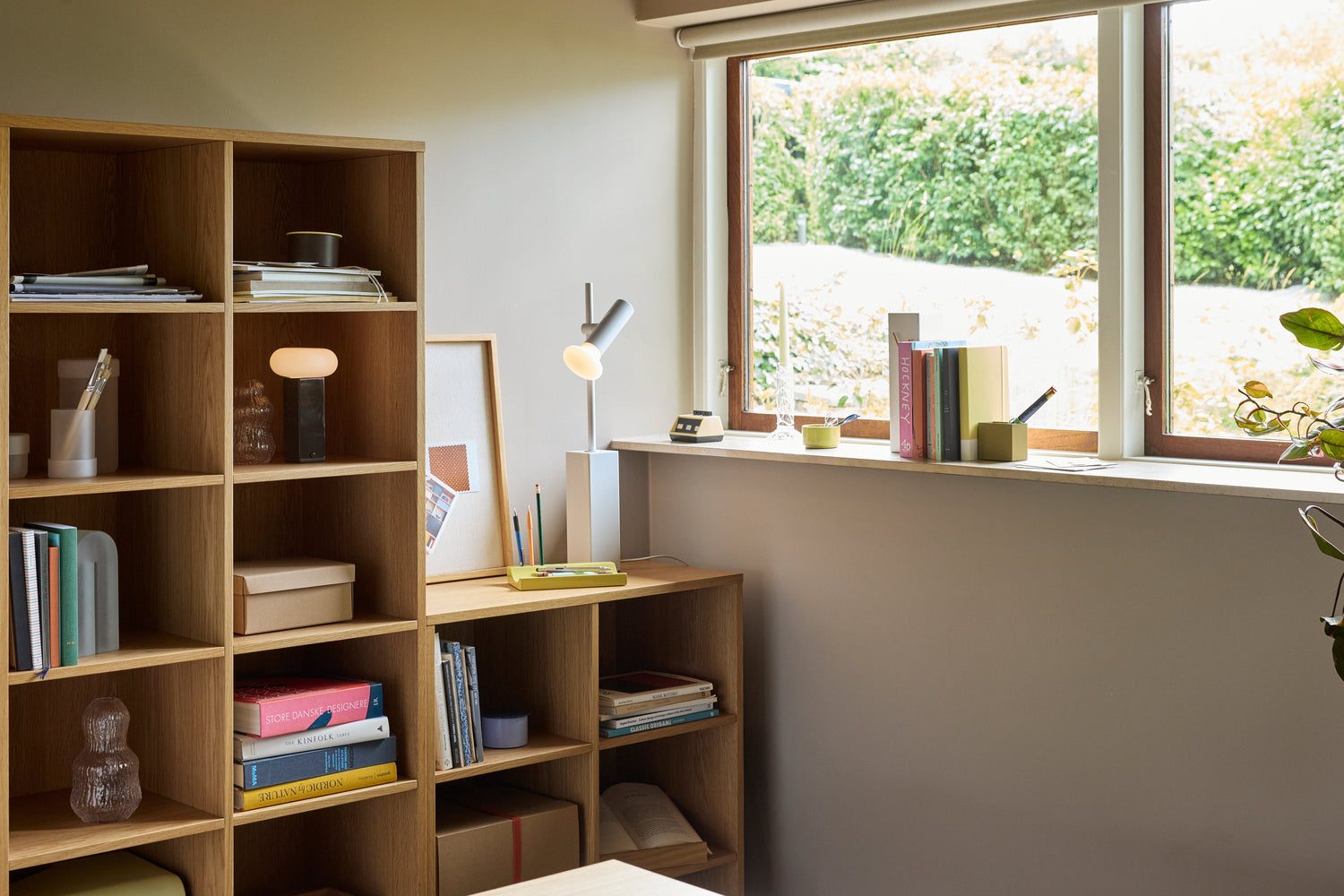 Disco Bokhylle Stor Natur - 80x30xh180cm