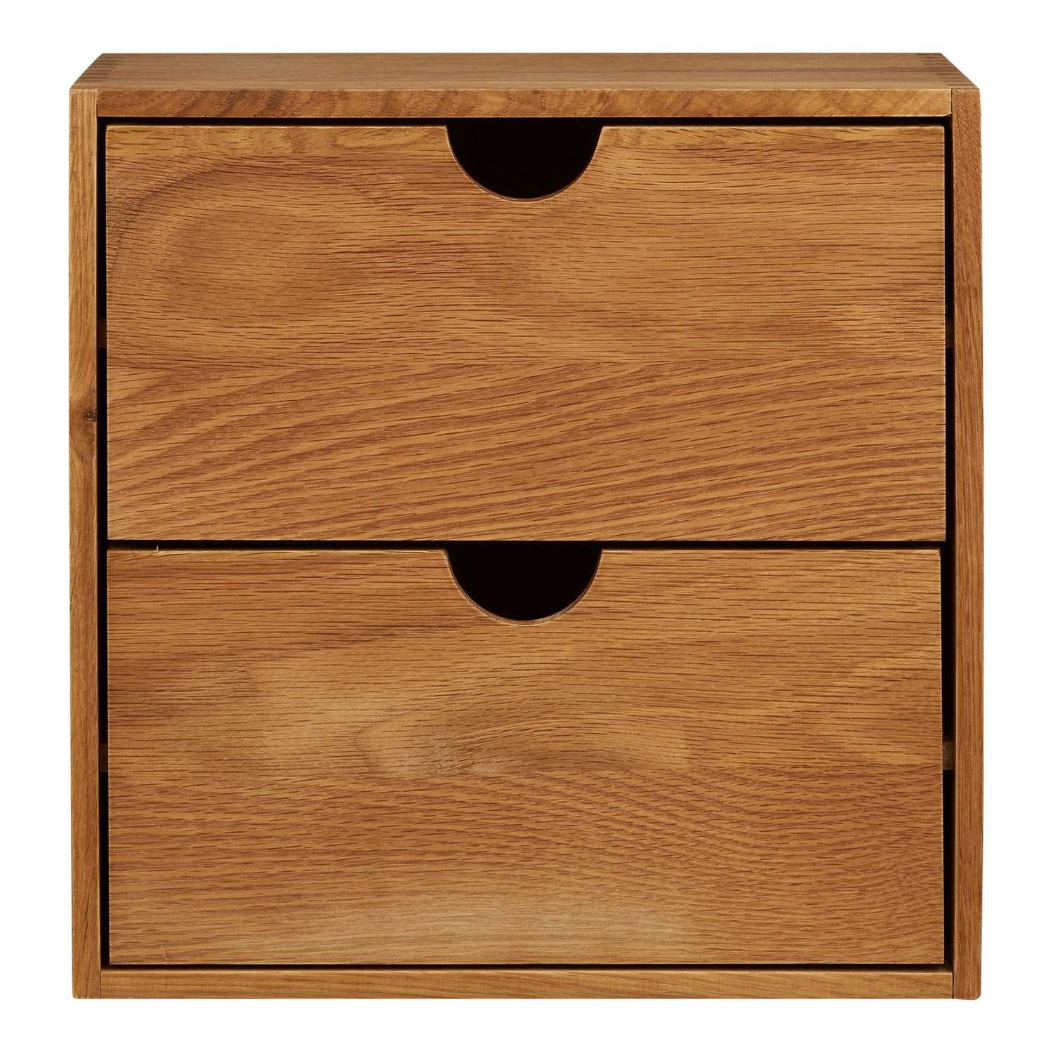 Townsville vegghylle med skuffer - vegghylle med skuffer, eik 18x30x30 cm