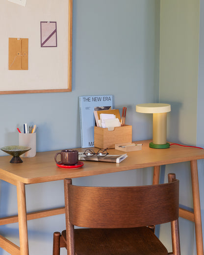 Skrå spisestuestol Brun - 55x51xh80cm