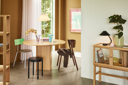 Skrå spisestuestol Brun - 55x51xh80cm