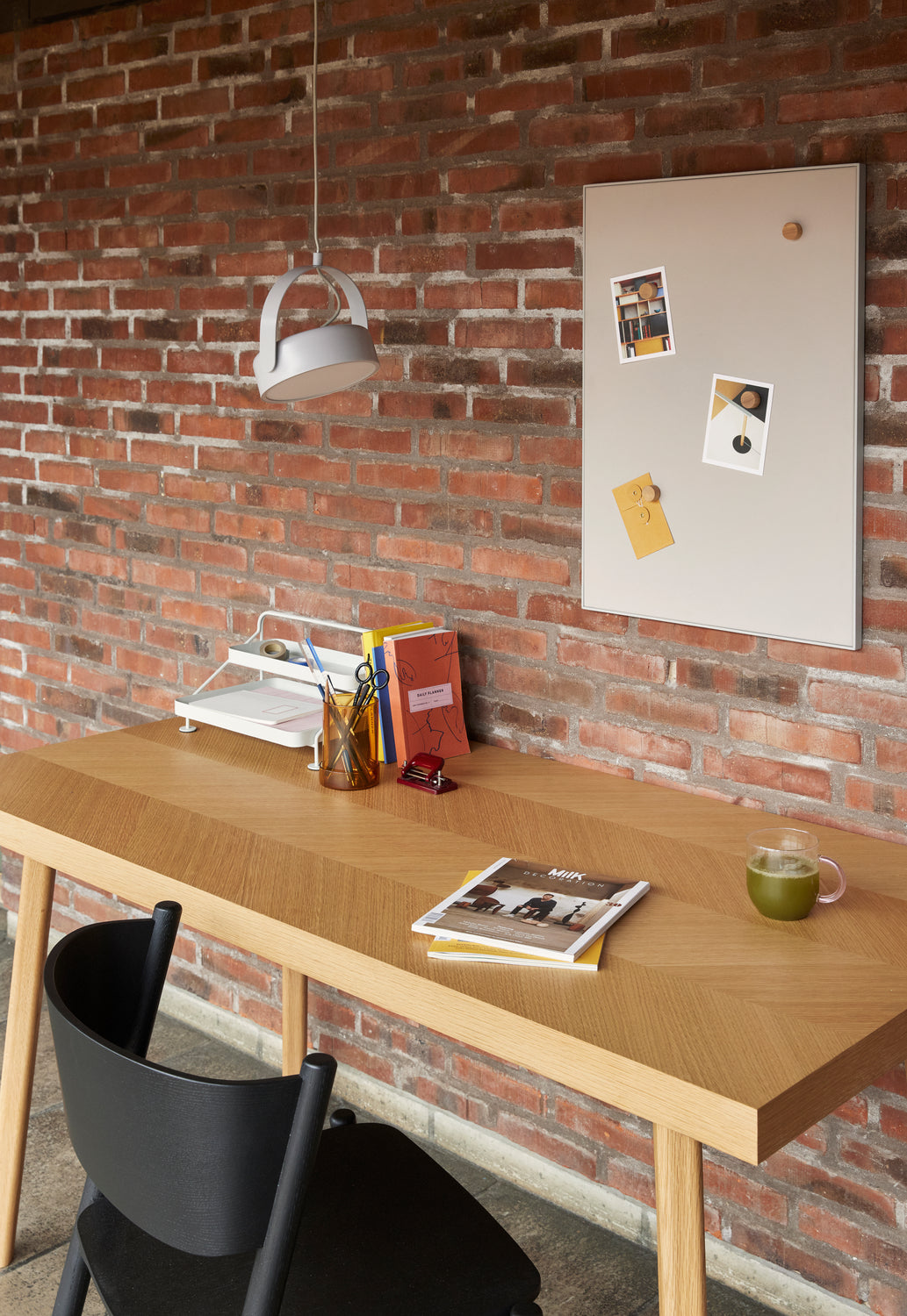 Skrå spisestuestol Sort - 55x51xh80cm