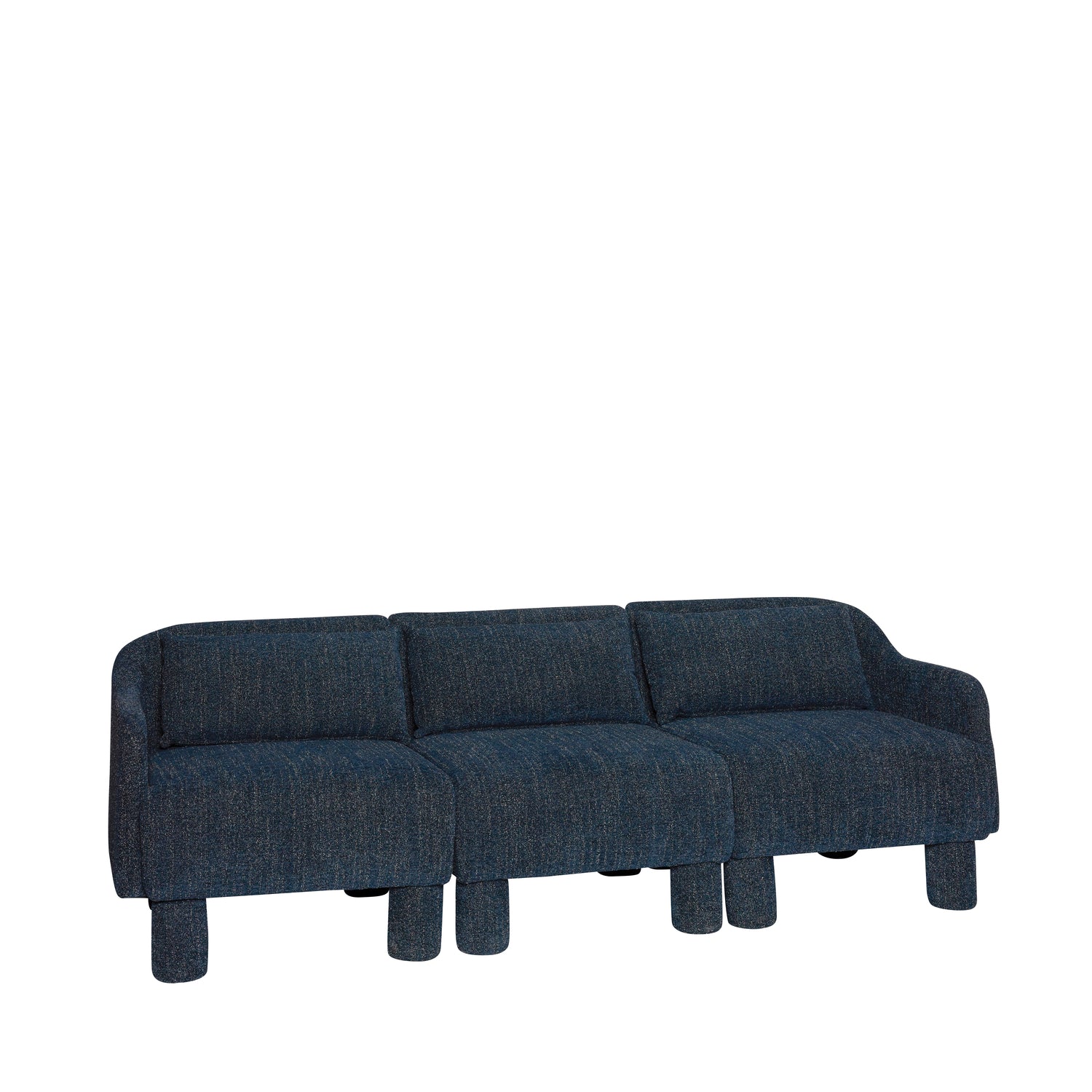 Elegance Sofa Mørkeblå - 224x73xH74