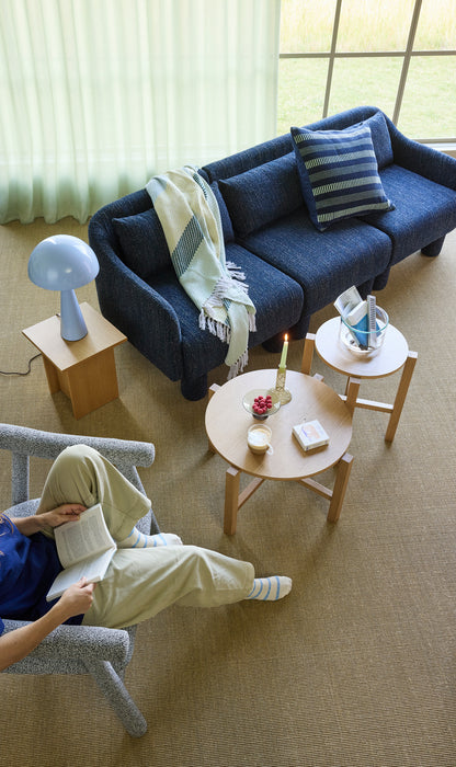 Elegance Sofa Mørkeblå - 224x73xH74