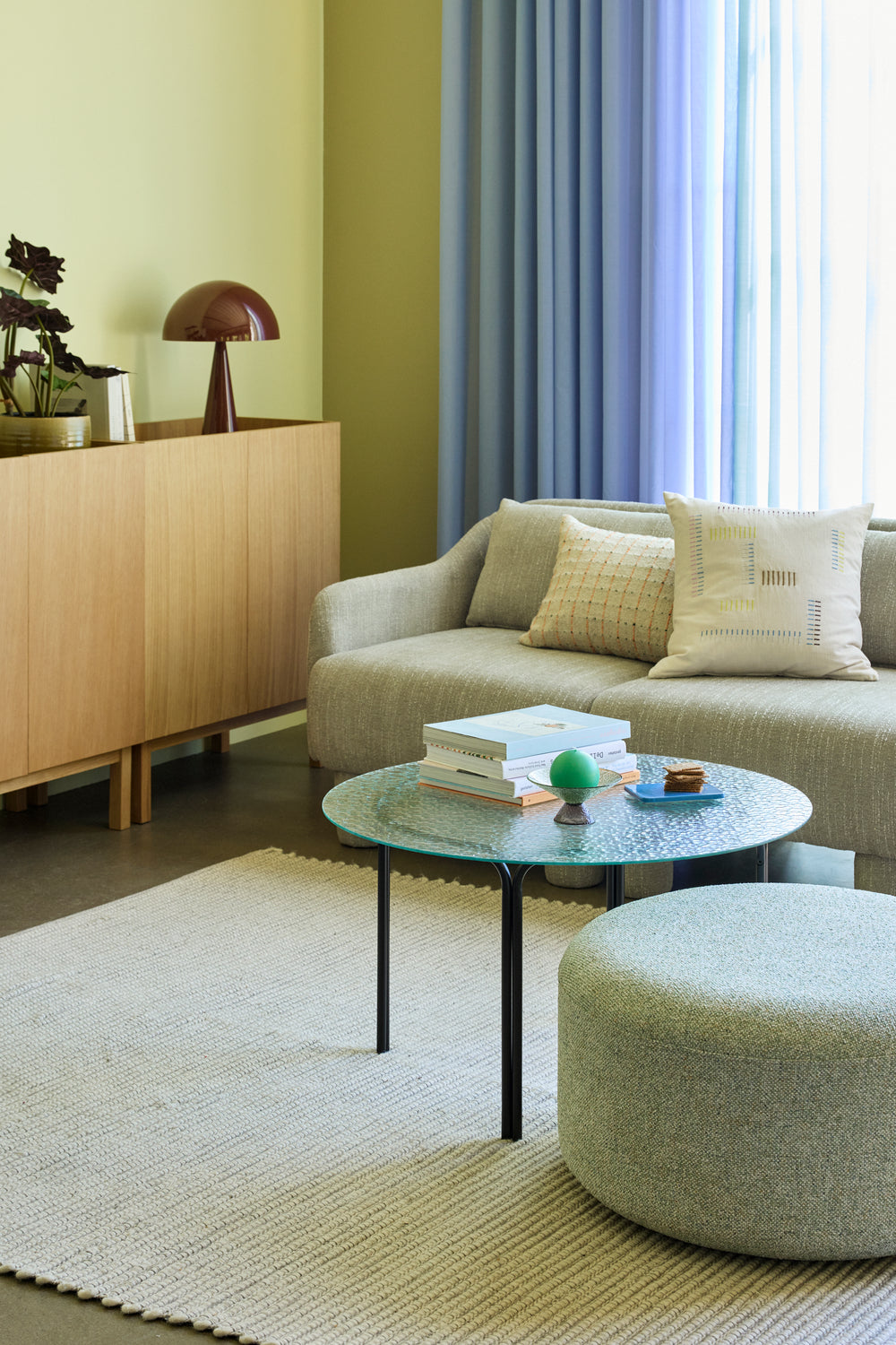 Elegance Sofa Lysegrønn - 224x73xH74