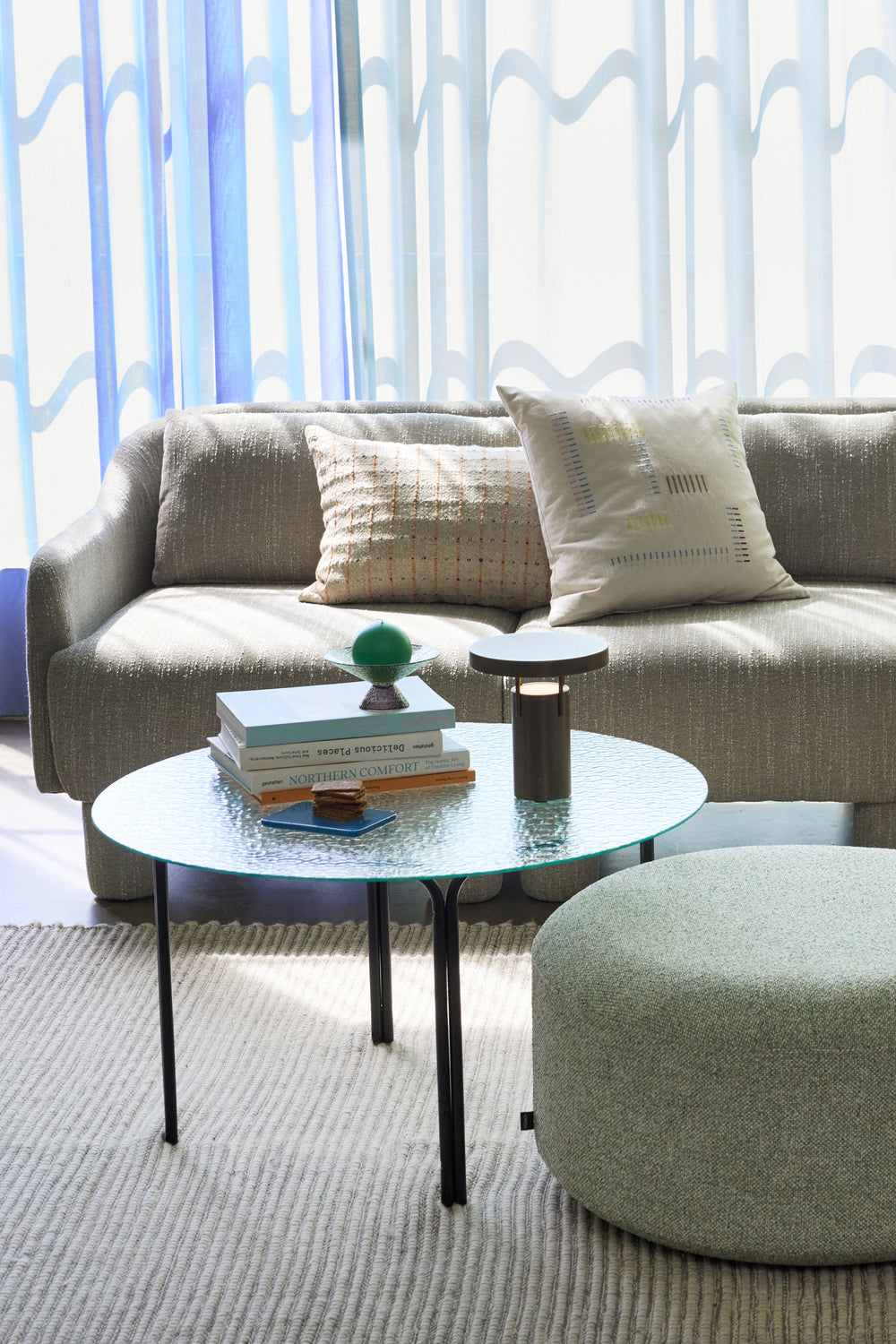 Elegance Sofa Lysegrønn - 224x73xH74