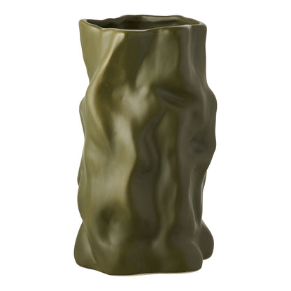 Vase - Vase, keramikk, grønn Ø15x25,5 cm