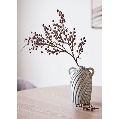 Vase - vase, keramikk, blå 15,5x14x22 cm