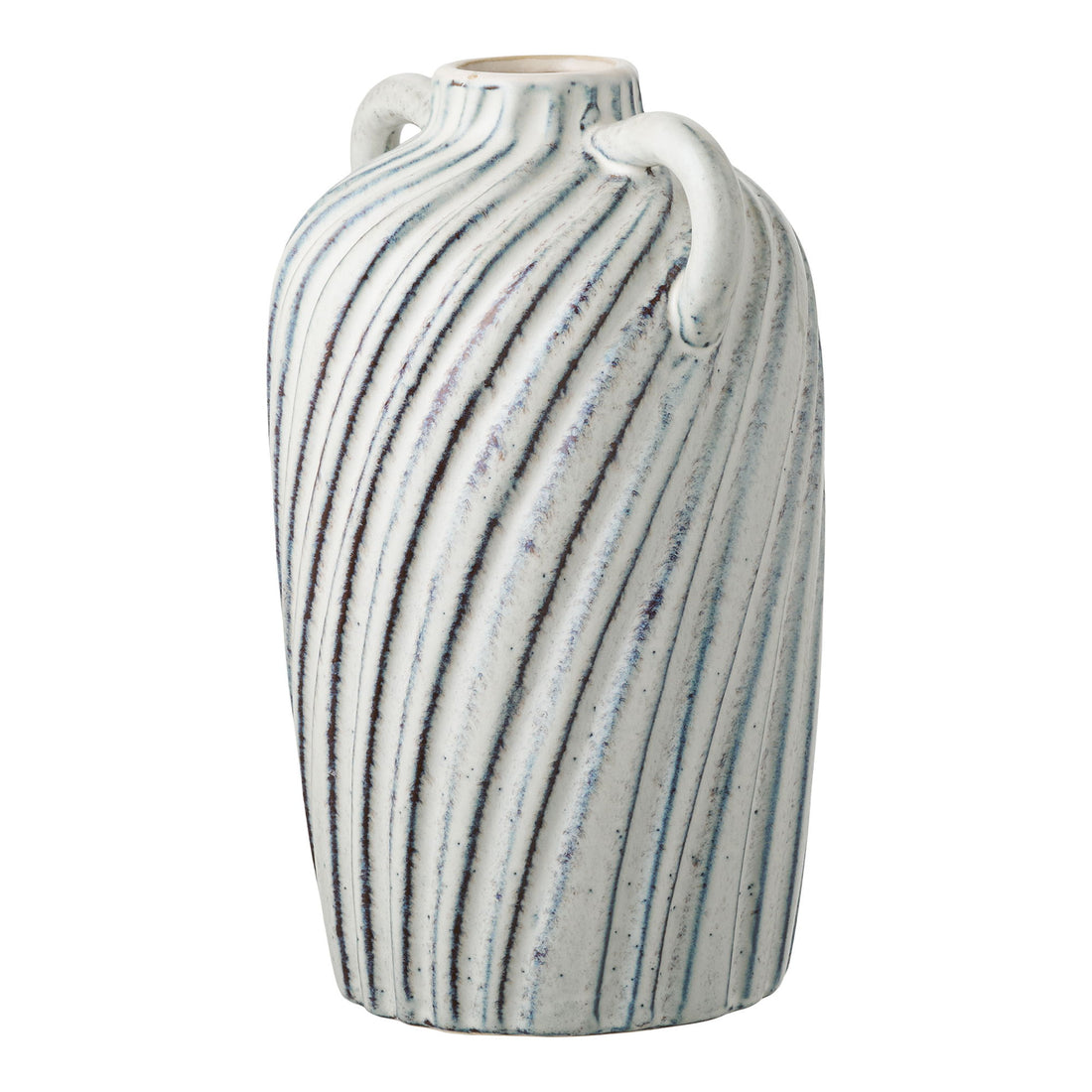 Vase - vase, keramikk, blå 15,5x14x22 cm
