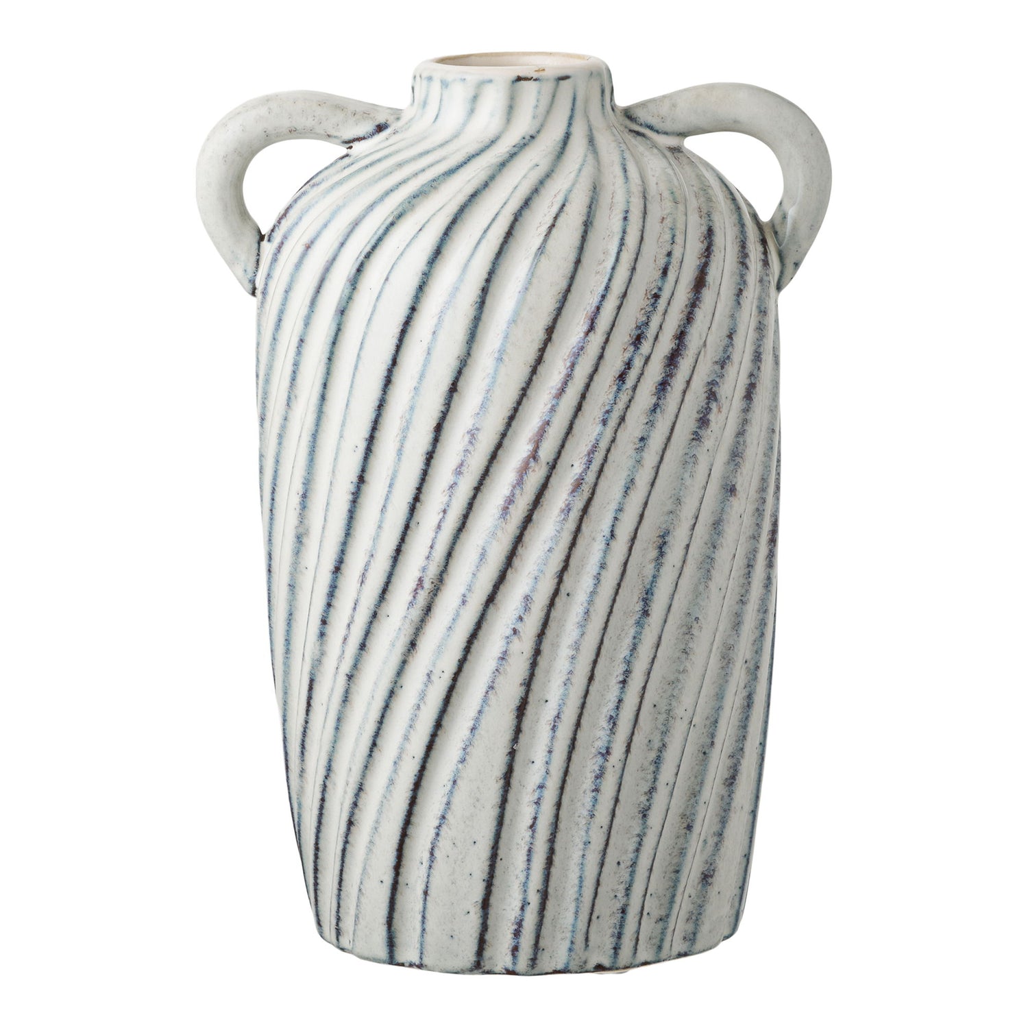Vase - vase, keramikk, blå 15,5x14x22 cm