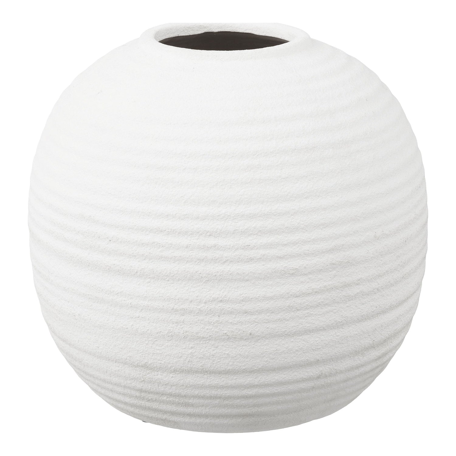 Vase - vase, keramikk, hvit Ø30x28,5 cm
