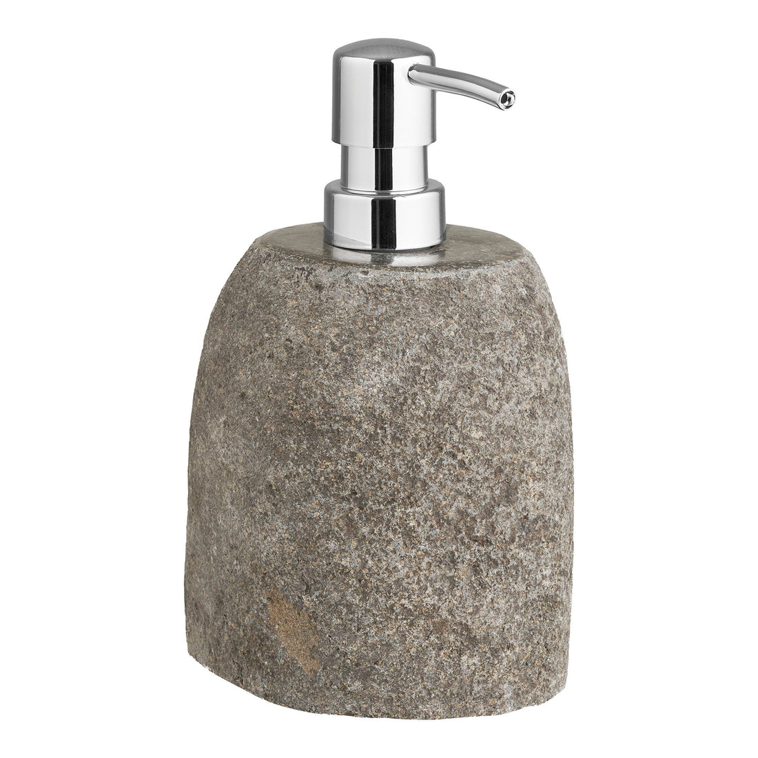 Gara Soap Dispenser - Soap Dispenser, Riverstone, Nature 11x8x18 cm