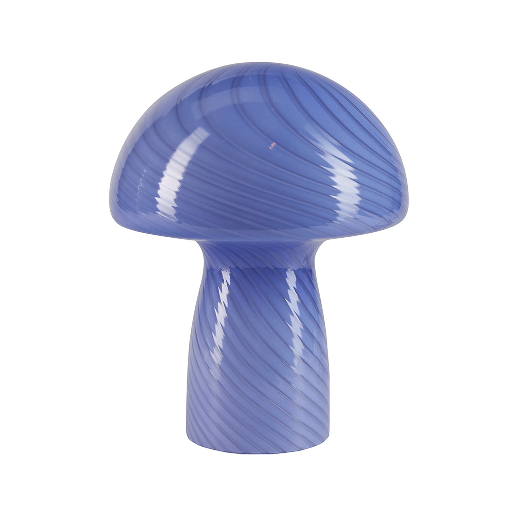 Bahne - Sopplampe - Mushroom Table Lamp, Blue - H23 cm.