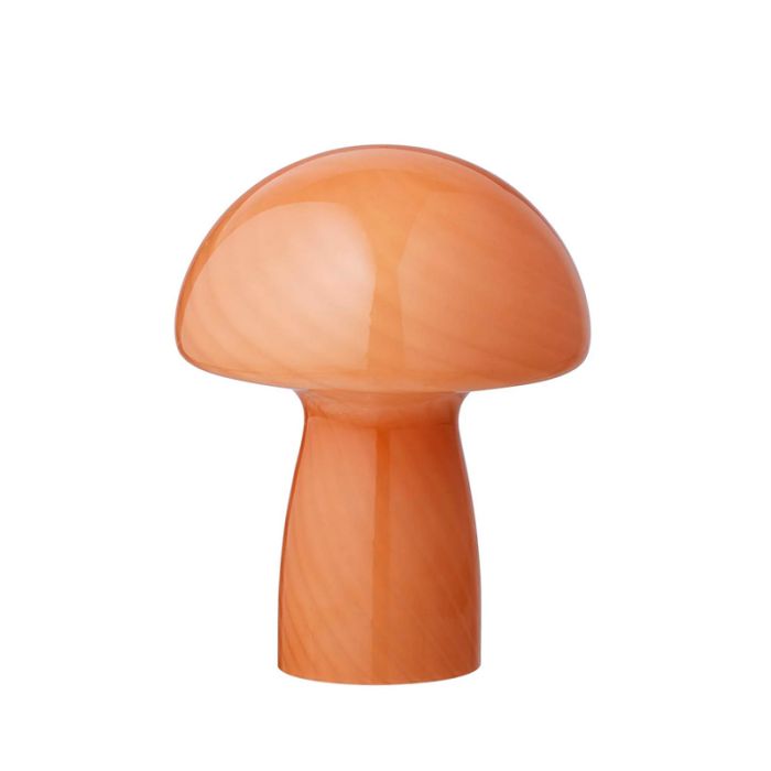 Bahne - Sopplampe - Mushroom Table Lamp, Orange - H23 cm.