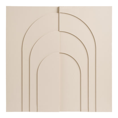 Ina veggdekorasjon - veggdekorasjon, beige 60x60 cm