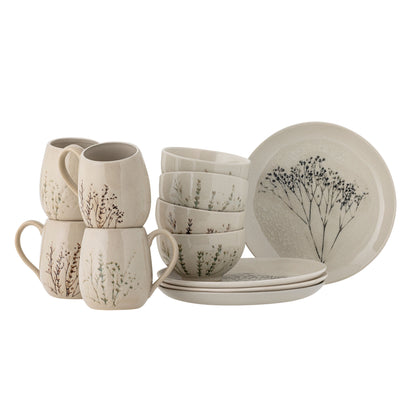 Bloomingville Bea Frokostsett, natur, steingods