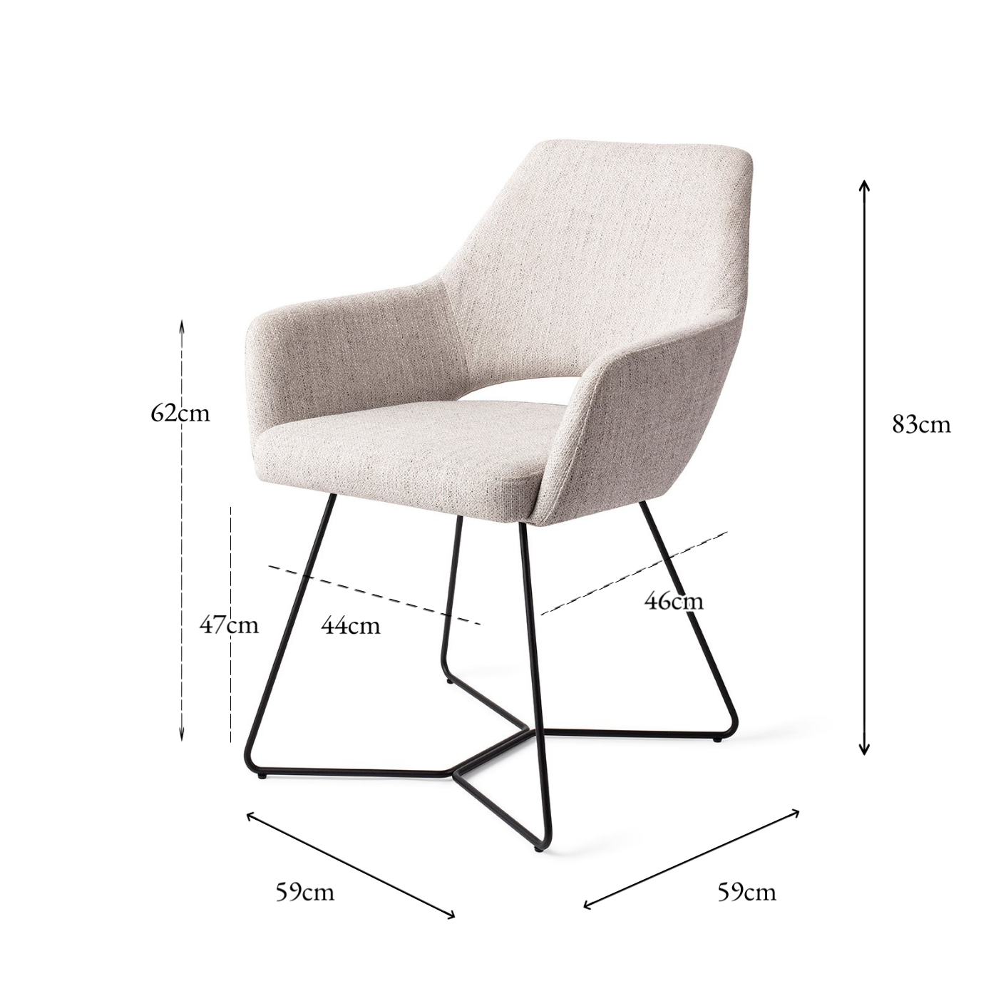 Yanai Dining Chair Pigeon