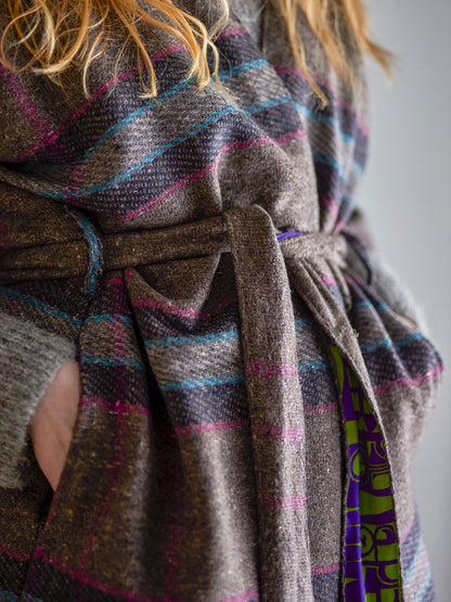Kreativ kolleksjon Rieti Kimono, Gray, Upcycled