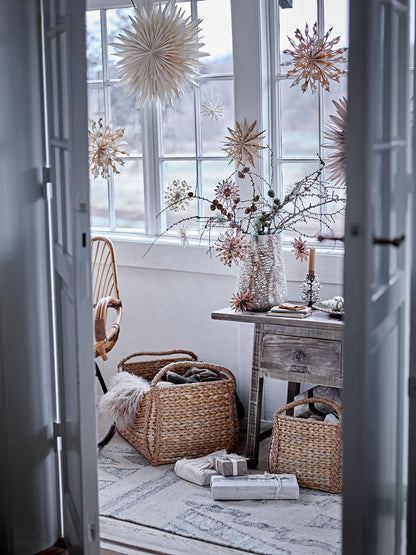 Bloomingville Elijas stjerne m/lys, brun, FSC® -blanding, papir