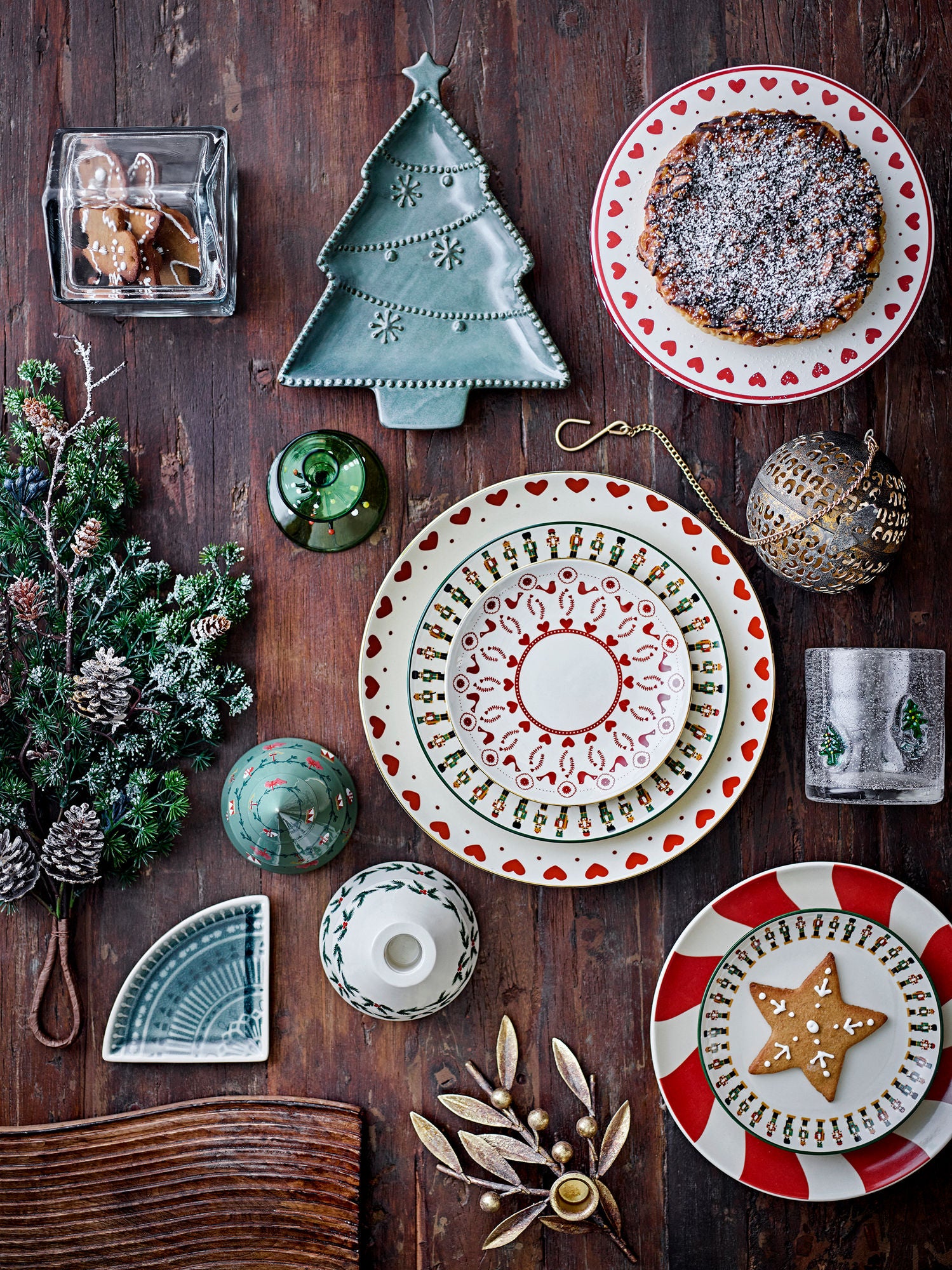 Bloomingville Yule Deko, Nature, Stoneware