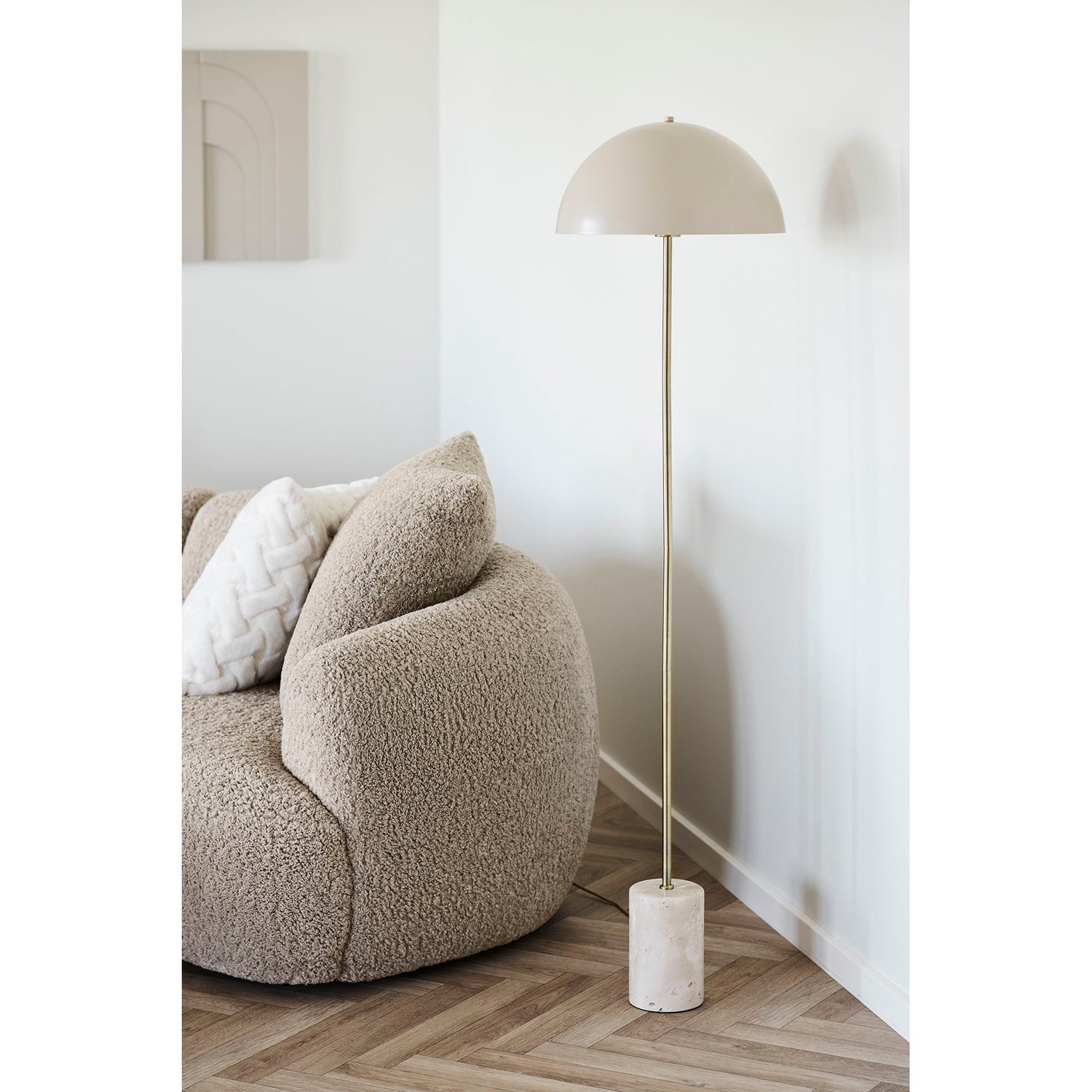 Sheffield Floor Lamp - Lamp, marmor/metall