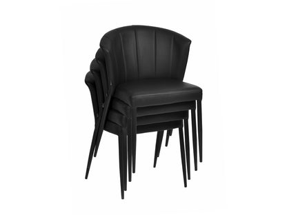 Spisebordstol Thor Black Pu
