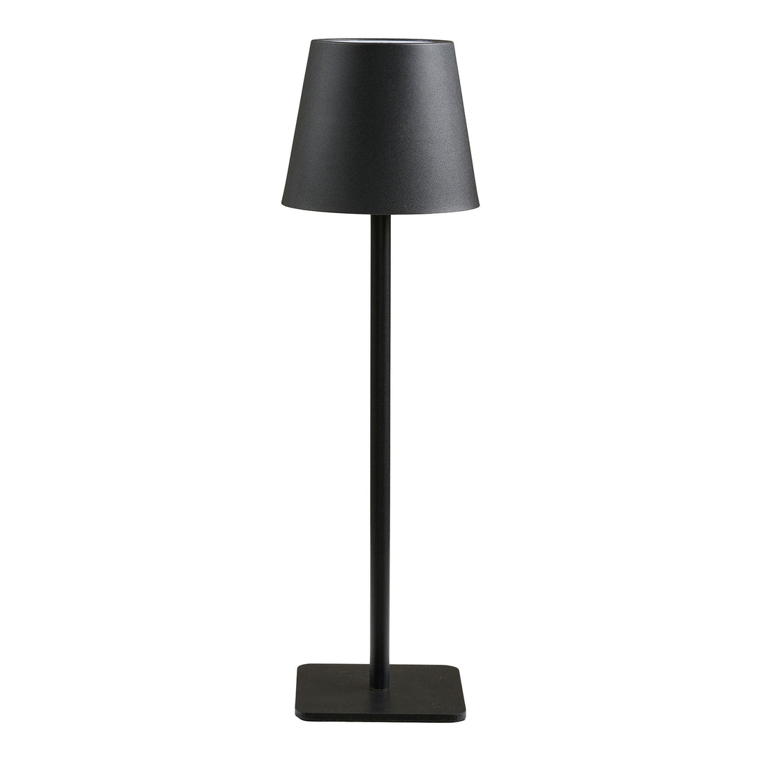 Bradford bordlampe - bordlampe, metall, oppladbar, svart