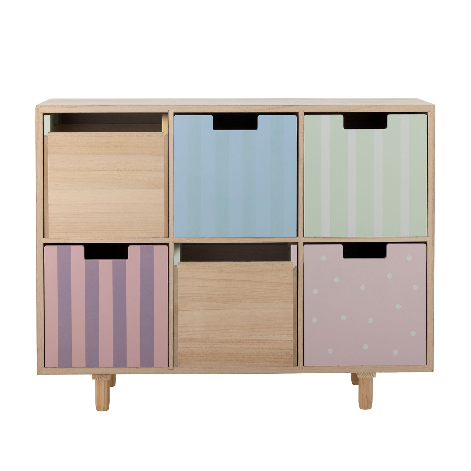 Bloomingville Mini Calle Bookcase m/skuffer, natur, keiser