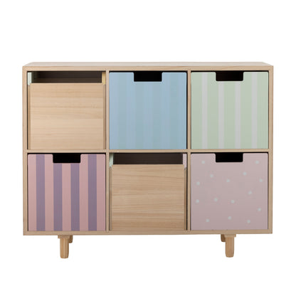 Bloomingville Mini Calle Bookcase m/skuffer, natur, keiser